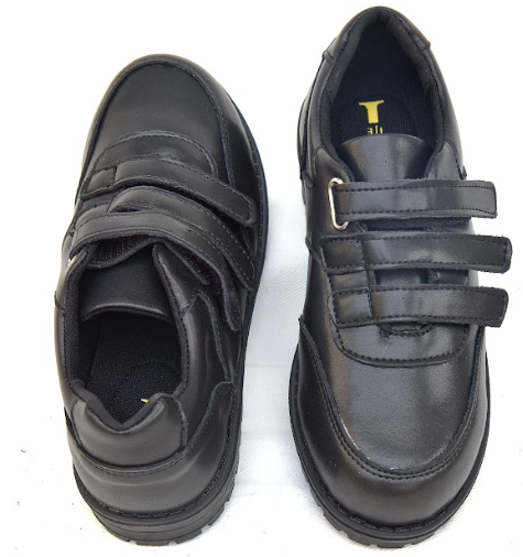 Boys - IJE Three straps Velcro shoes(Available in 6 sizes)