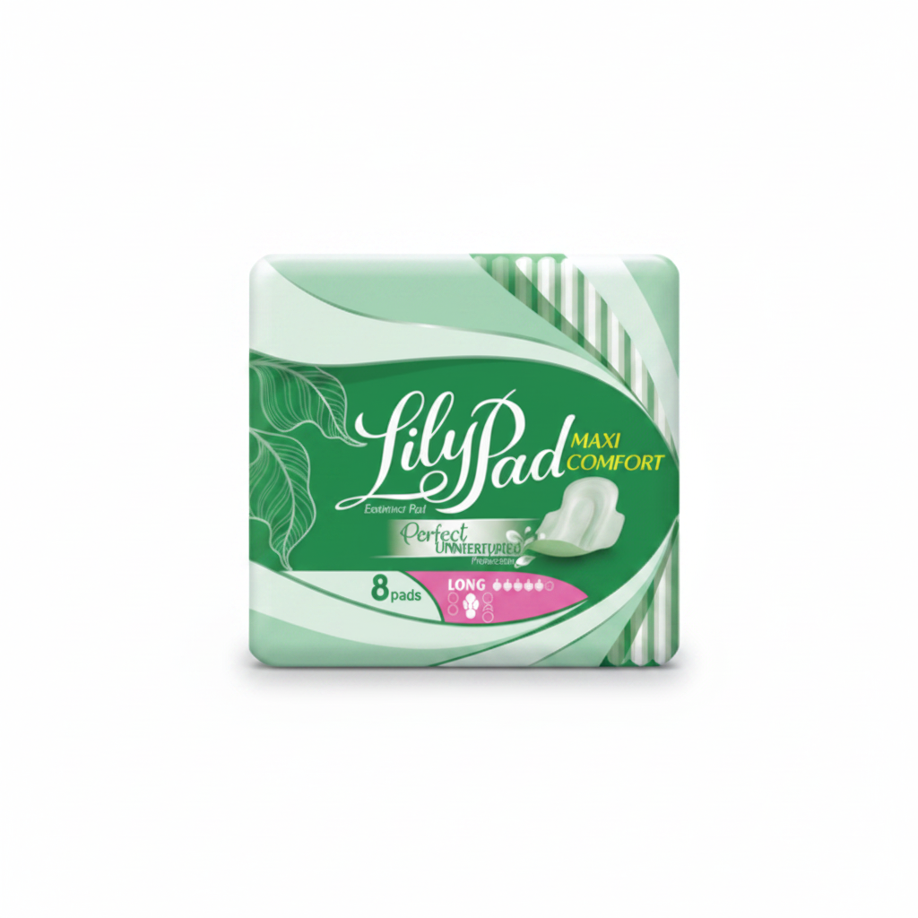 Lilypad Maxi Comfort Long - 8 pads(Packet)