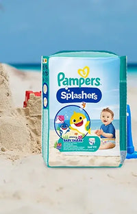 Pampers® Splashers Baby Shark™ Size 5-6: 14+kg, Swim Nappies, 10-Pack