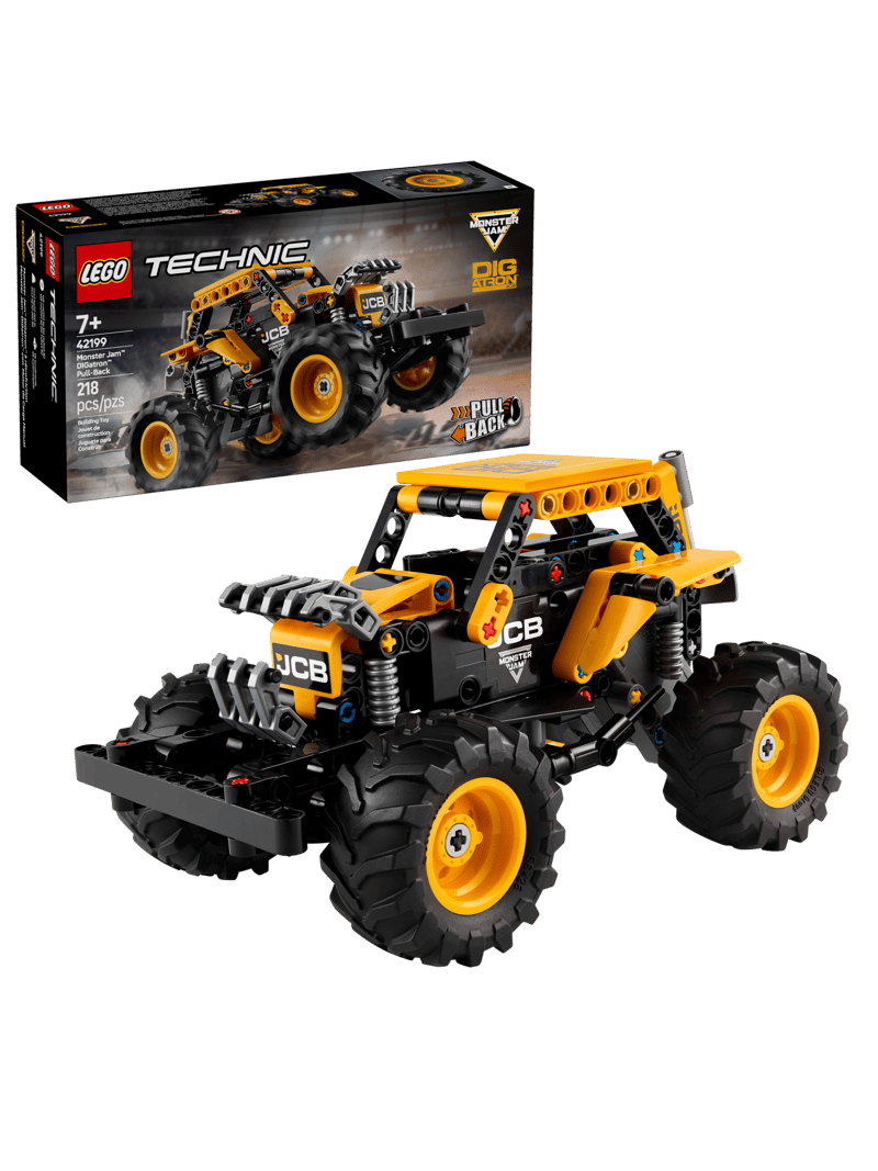 LEGO TECHNIC Monster Jam™ DIGatron™ with Manual Pull Motor 42199 - 218 Parts