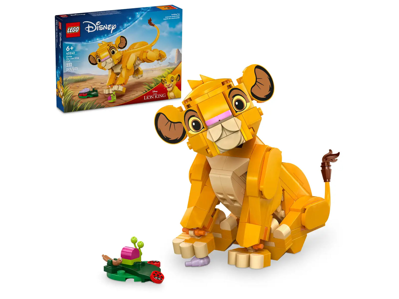LEGO Disney 43243 The Lion King Simba Cub Building Toy