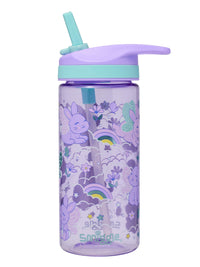 Smiggle Blast Off Junior Plastic Drink Bottle Lilac - 440ML