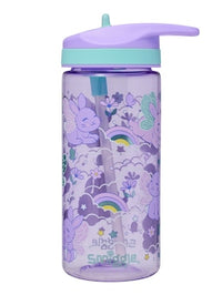 Smiggle Blast Off Junior Plastic Drink Bottle Lilac - 440ML