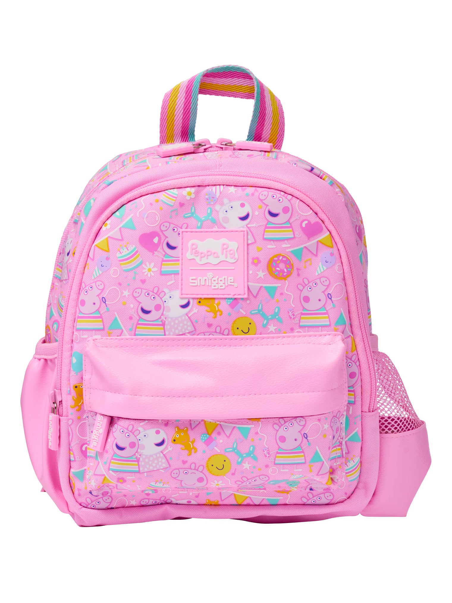 Smiggle Pink Peppa Pig Teeny Tiny Backpack 10"