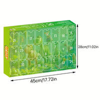 24 Dinosaur Christmas/Advent Calendar, 24 Styles Countdown