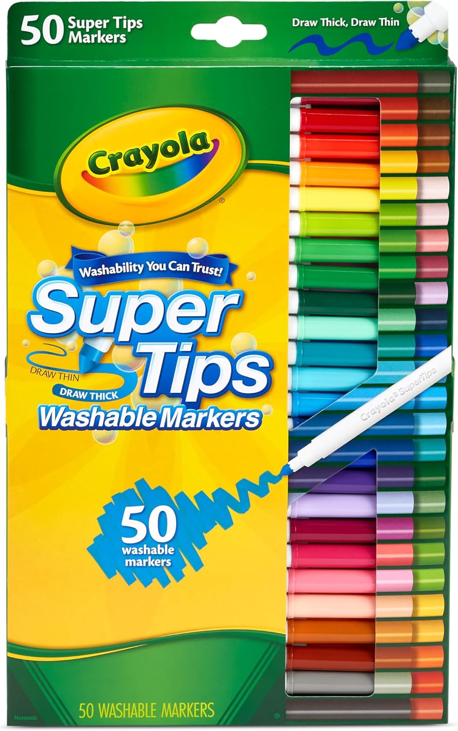 Crayola 50 Supertips Washable Markers
