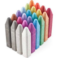 Crayola Washable Sidewalk Chalk, Glitter, 24 Count