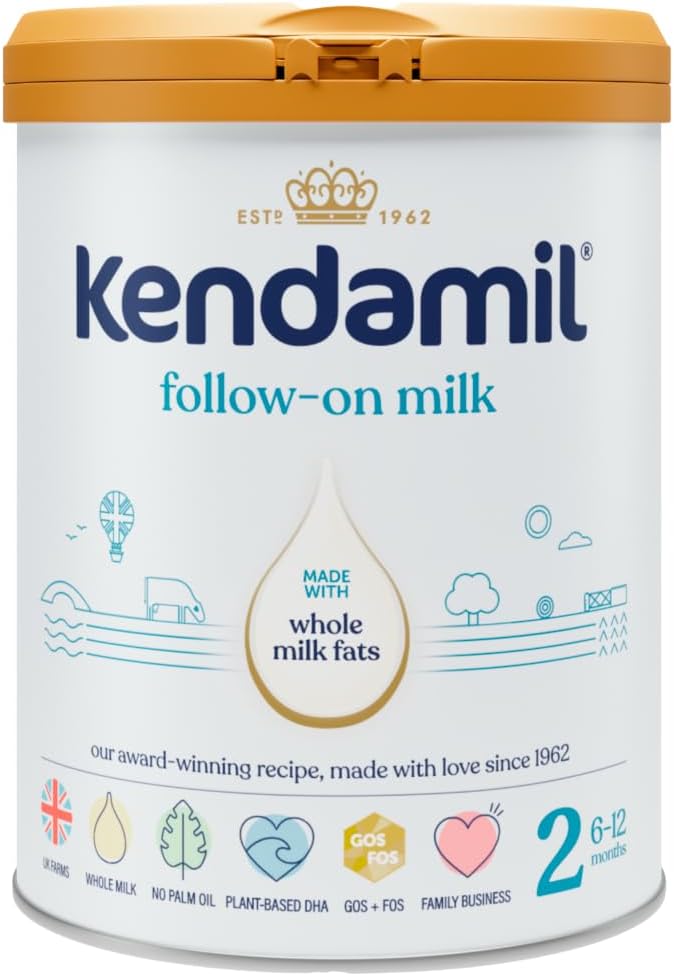 Kendamil 2 Follow-On Baby Infant Milk Formula Powder 6-12 Months - 800g