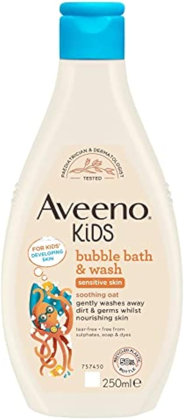 Aveeno Kids Bubble Bath & Wash - 250ml