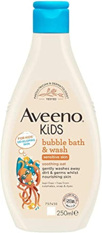 Aveeno Kids Bubble Bath & Wash - 250ml