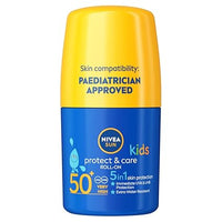 NIVEA SUN Kids Caring Roll-On Sun Cream SPF50+ Very High - 50ml