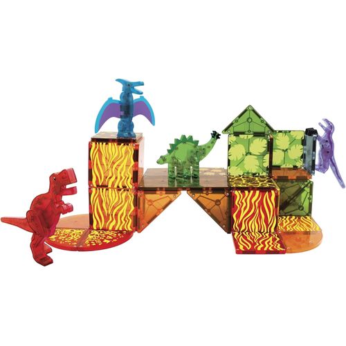 Magna Tiles Dino World 40-Piece Magnetic Construction Set
