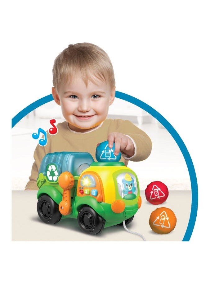 Go Green Pull-Along Recycle Truck