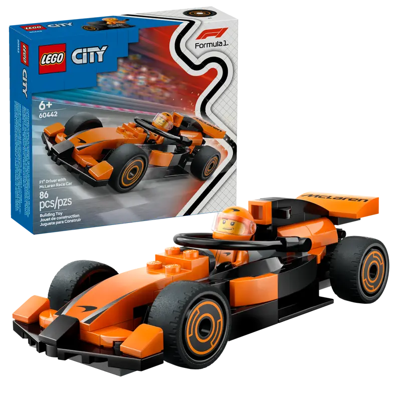Lego City F1® Driver with McLaren Race Car