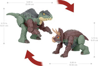 Jurassic World Transforming Dinosaur Toy - Giganotosaurus to Nasutoceratops