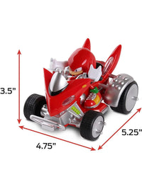 Knuckles the Echnida Pull Back Racer - Sonic the Hedgehog