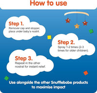 Snufflebabe Nasal Spray Saline Solution - Suitable from Birth (15ml)
