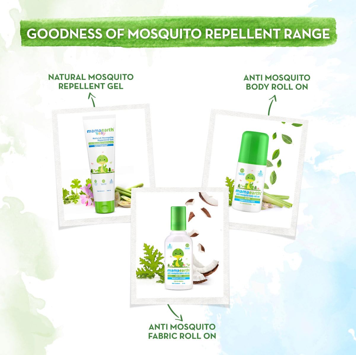 Mamaearth Baby Natural Mosquito Repellent Gel - 100ml
