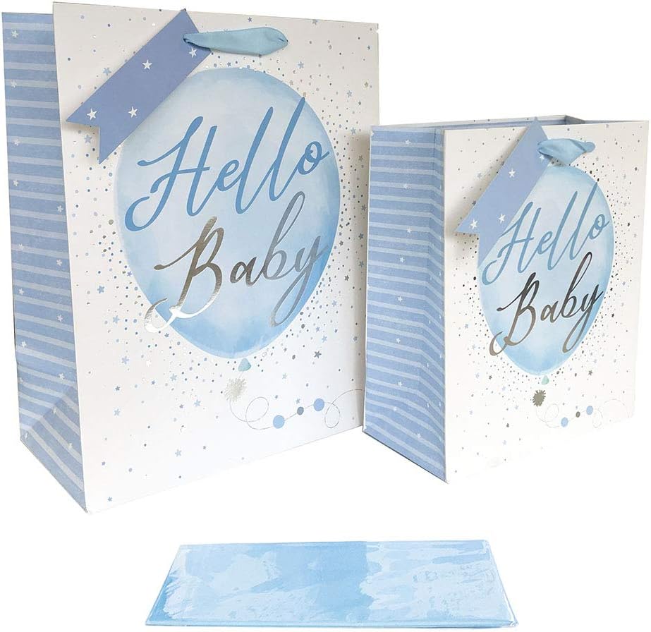 New Born Gift Bag - Blue (2 Sizes Available)