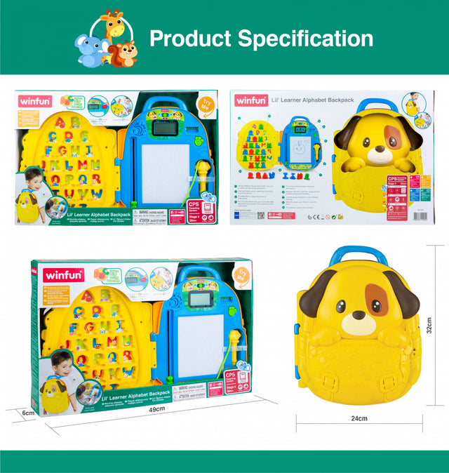 Lil' Learner Alphabet Backpack