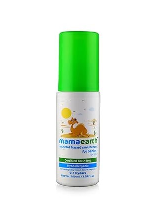 Mamaearth Baby Mineral Based SPF20+ Sunscreen (100g, 0-10 years)