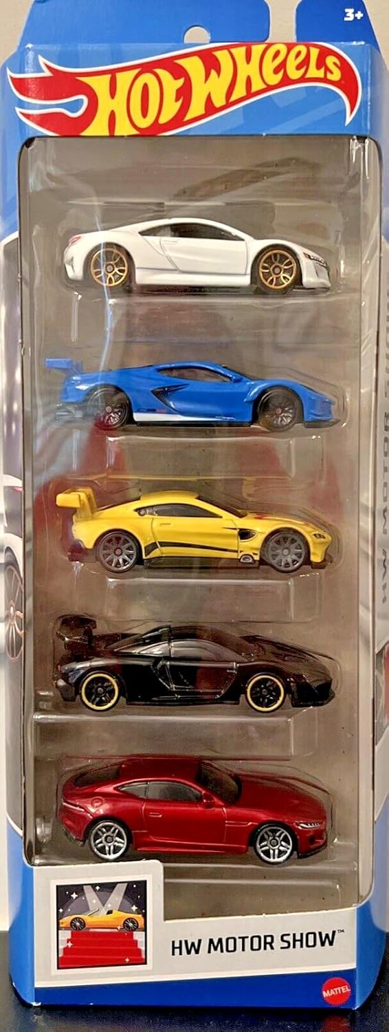 Hot Wheels 1:64 Cars 5 Pack - HW MOTOR SHOW
