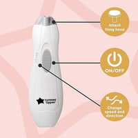 Tommee Tippee Electric Baby Nail File with Six Filing Heads