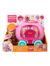 Pull Along Counting Piggy Bank