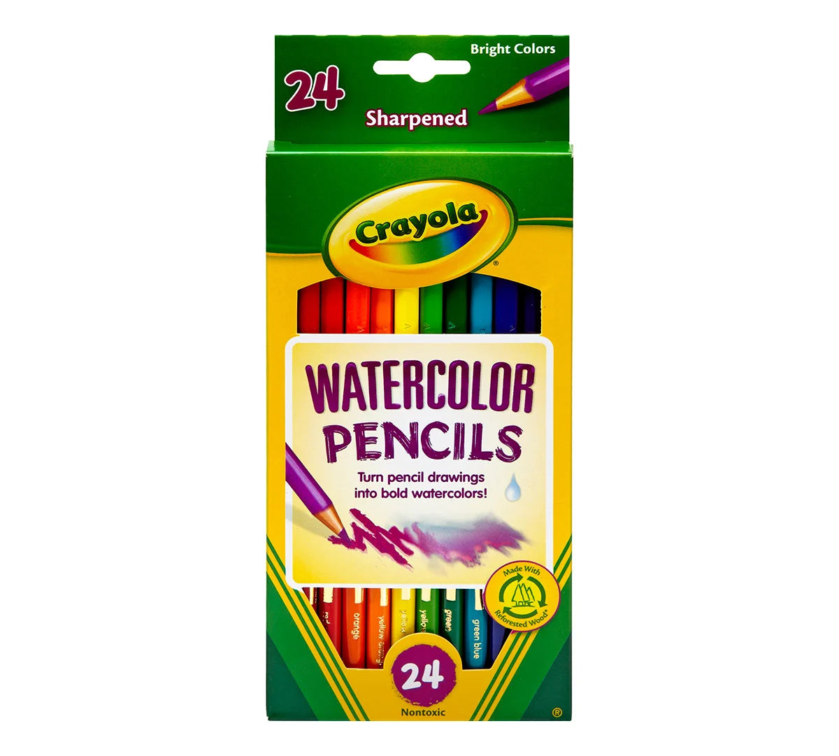 Crayola 24 Counts Watercolor Pencils