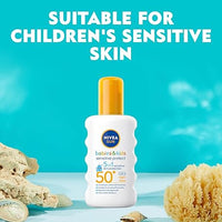 NIVEA SUN Kids Sensitive Spray SPF50+ Sunscreen, Sun Protection - 200ml