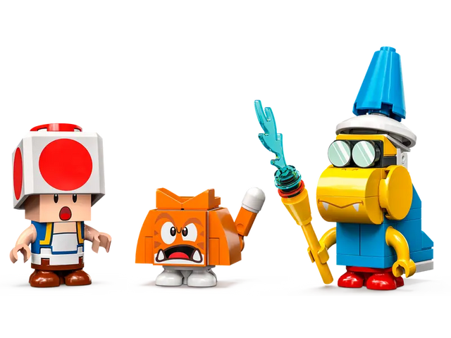 Lego Super Mario Cat Peach Suit and Frozen Tower Expansion Set