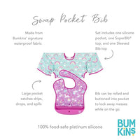 Bumkins Swap Pocket Bibs ( Available in 4 designs)