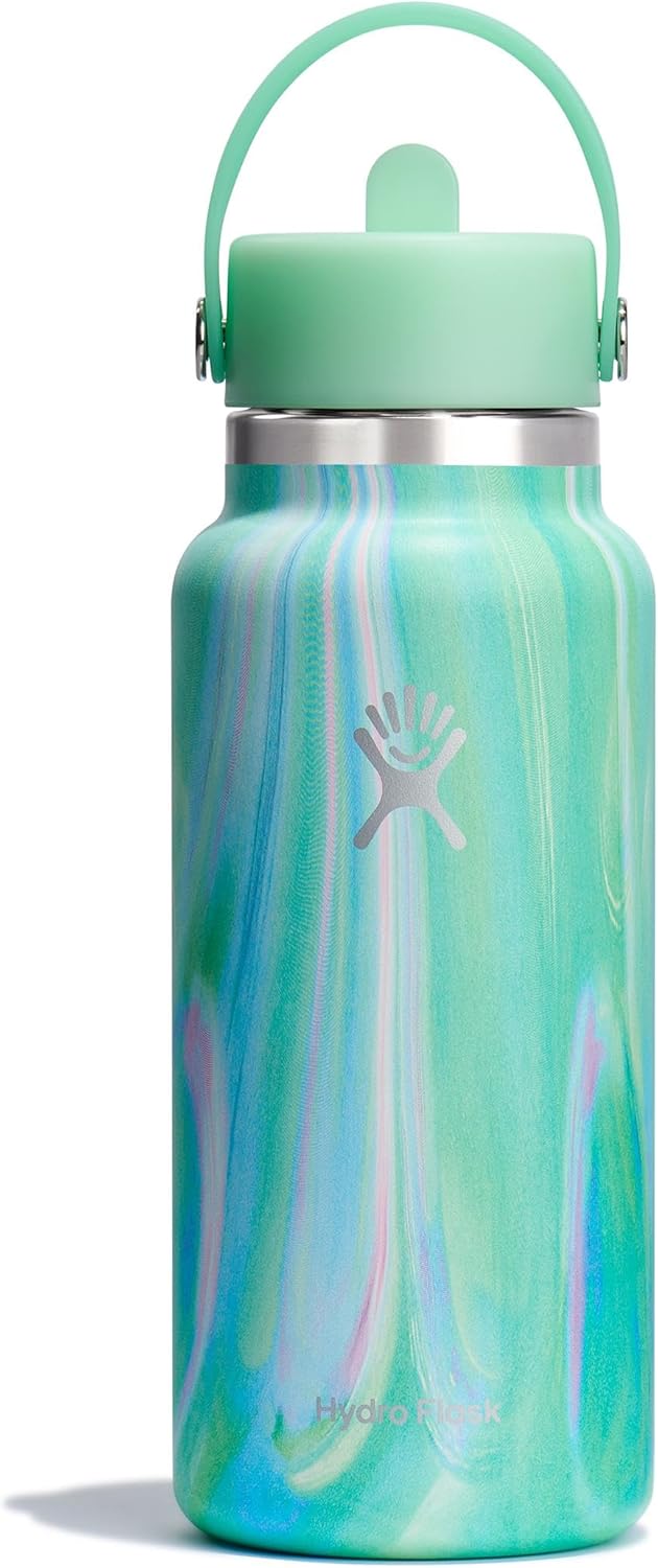 Hydro Flask 32 oz Wide Mouth with Flex Straw Cap - 946ml (3 colors available)