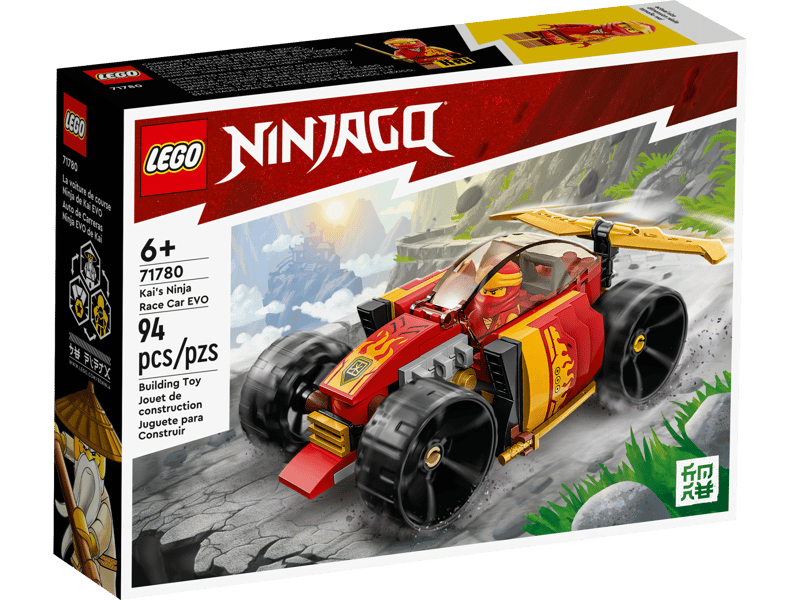 LEGO NINJAGO® Kai's Ninja EVO Racing Car 71780 - 94 Parts