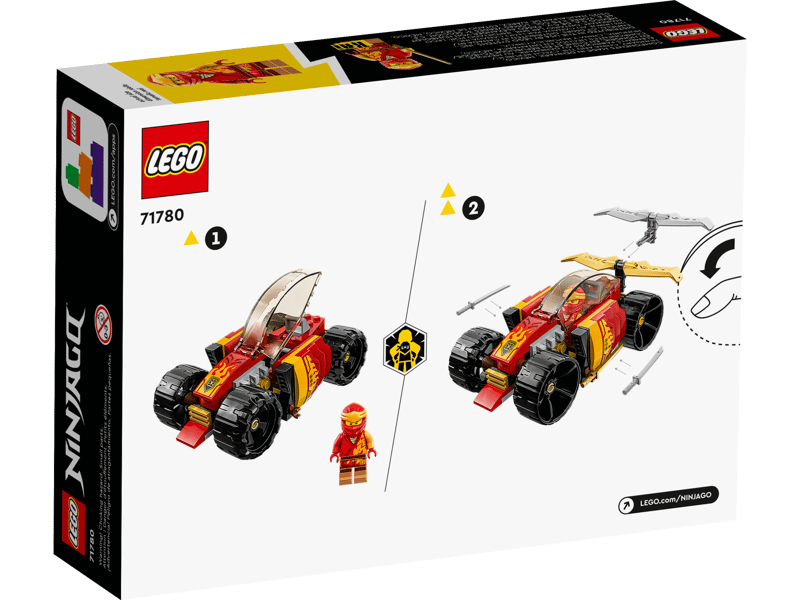 LEGO NINJAGO® Kai's Ninja EVO Racing Car 71780 - 94 Parts