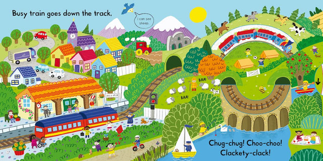Busy Trains - Campbell Busy Books (Hardcover)