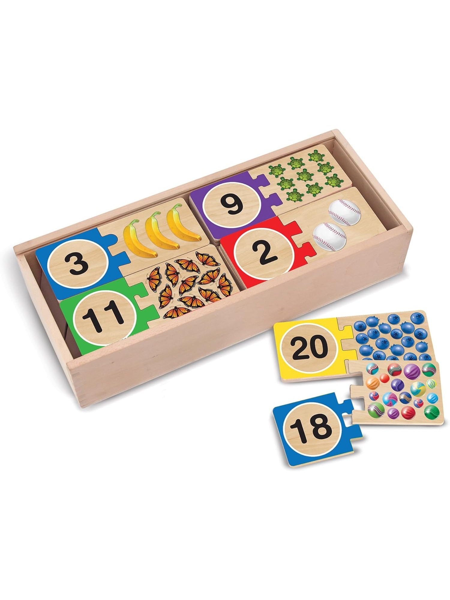 Melissa & Doug Self-Correcting Number Puzzle - 40Pcs