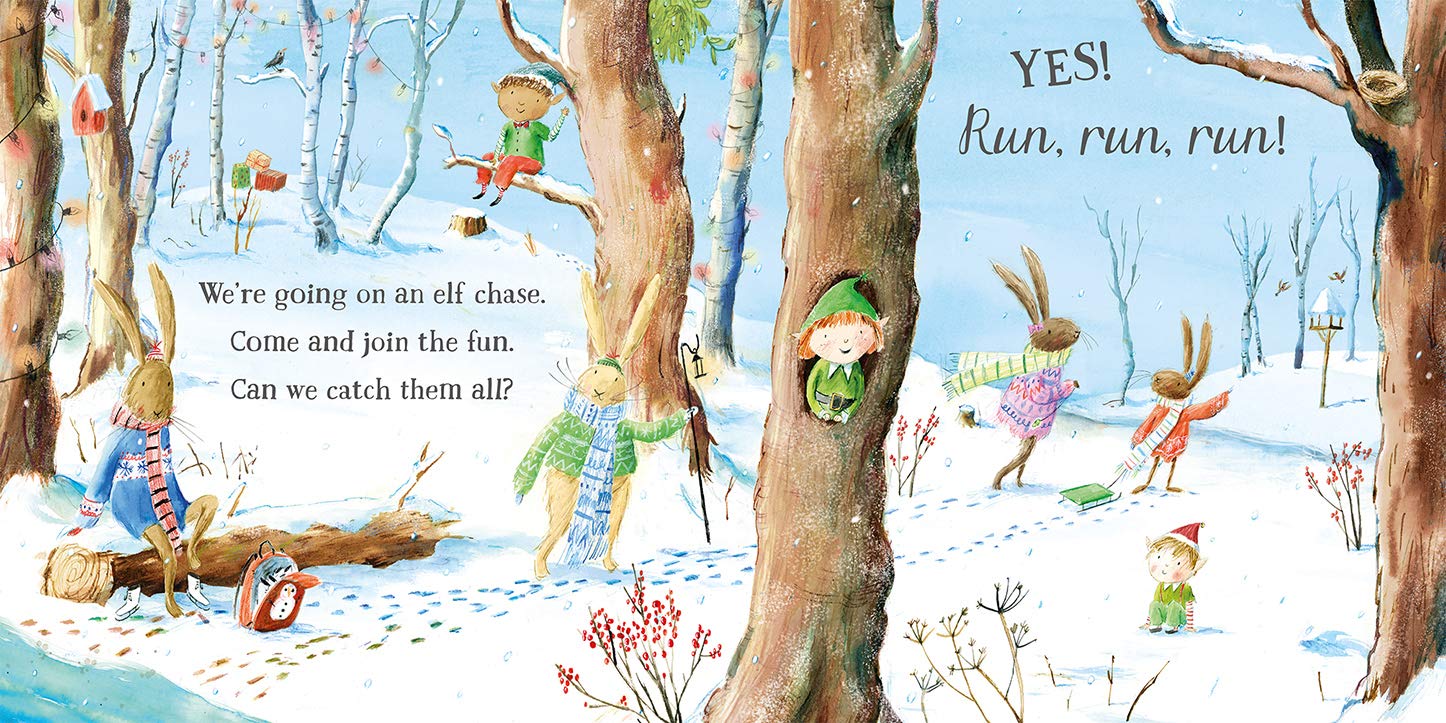 We're Going on an Elf Chase: A Lift-the-Flap Adventure - Martha Mumford and Laura Hughes (Paperback)