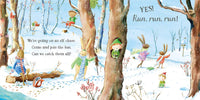 We're Going on an Elf Chase: A Lift-the-Flap Adventure - Martha Mumford and Laura Hughes (Paperback)