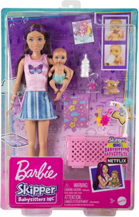 Barbie Skipper Babysitter Big Adventure Sleepy Baby Playset