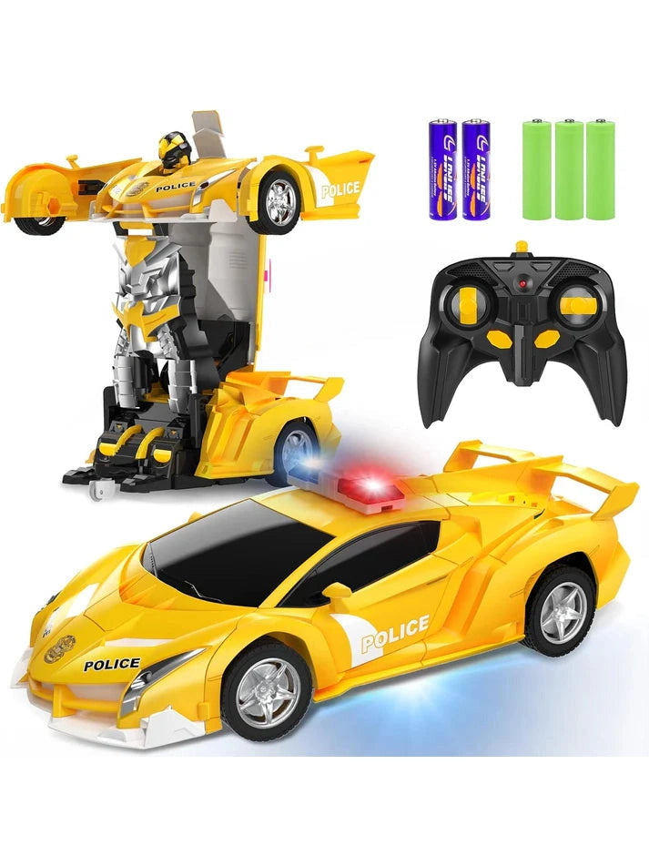 FDJ Remote Control Transforming Car Robot