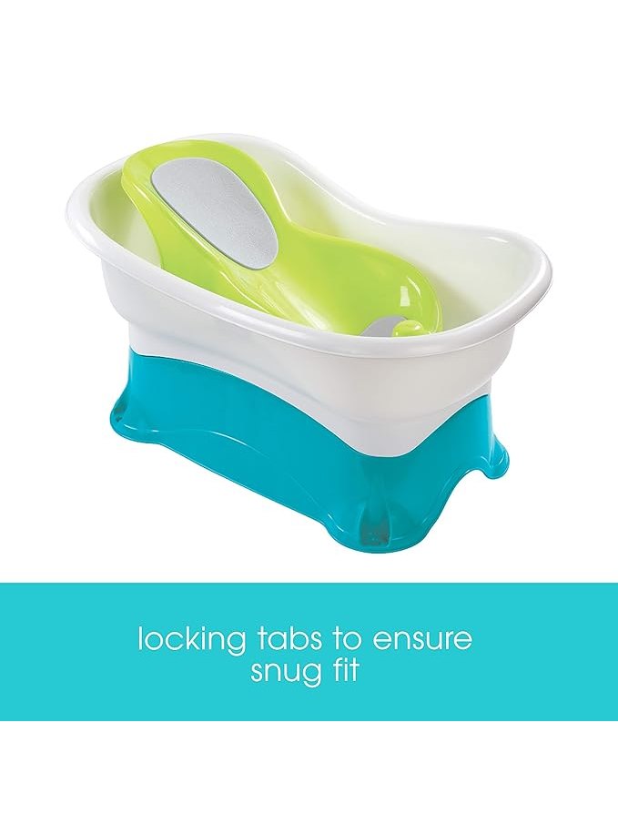 Summer Infant Comfort Height Bath Tub Elevated with Step Stool