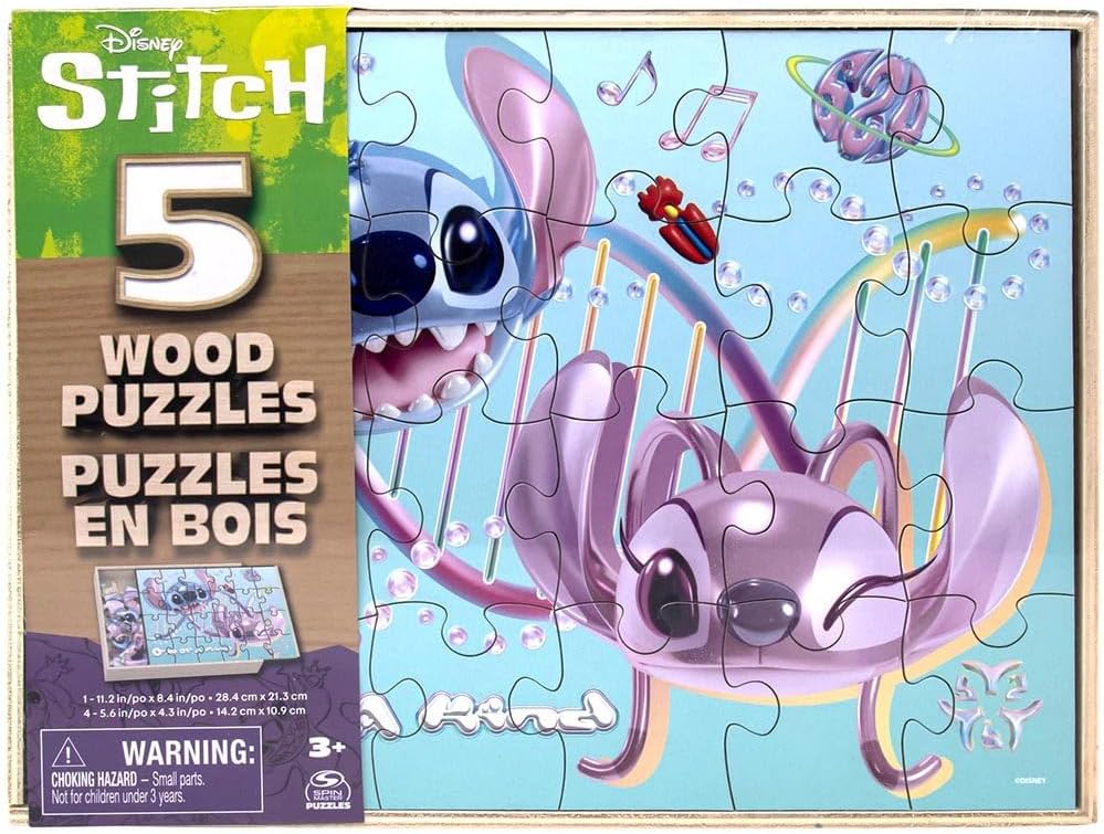 Disney Stitch Wood Puzzle