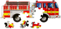 Melissa & Doug Giant Fire Truck Puzzle, Age 3+