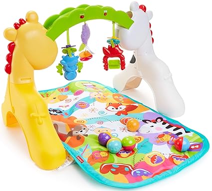 Fisher-Price Play Mat for Newborn Babies to Toddlers with Musical Lights and Activity Toys - 0m+