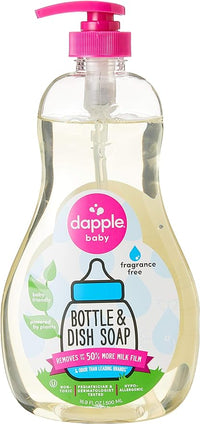 Dapple Baby Bottle & Dish Soap 500ml (Fragrance Free)