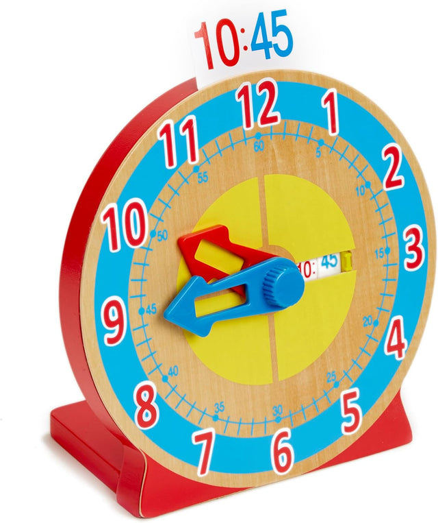 Melissa & Doug Turn & Tell Wooden Clock