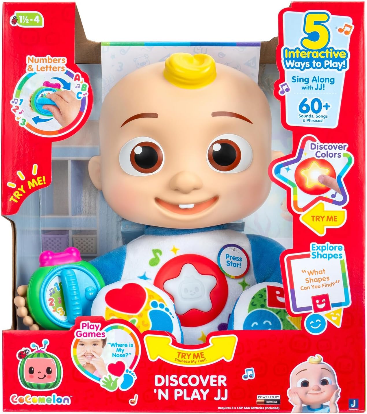 Cocomelon Discover n Play JJ ,Age 1yr+
