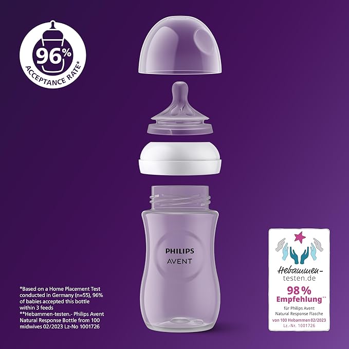 PHILIPS AVENT NAT RESP BABY BOTTLE 125ML