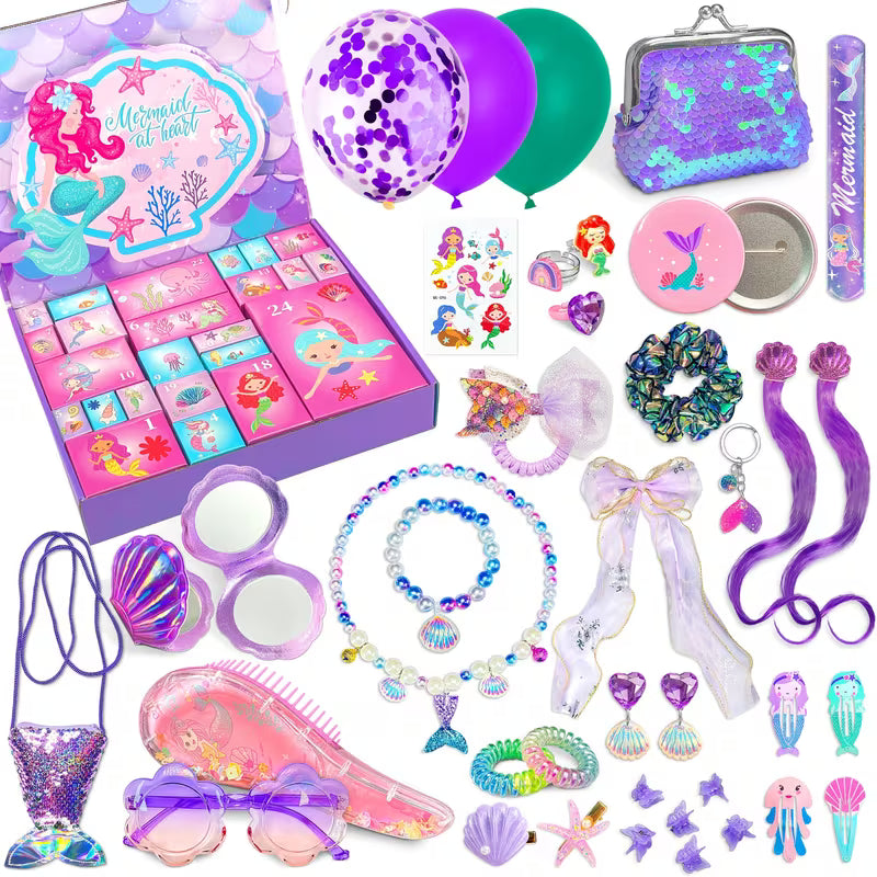 2025 Mermaid Advent Calendar for Girls